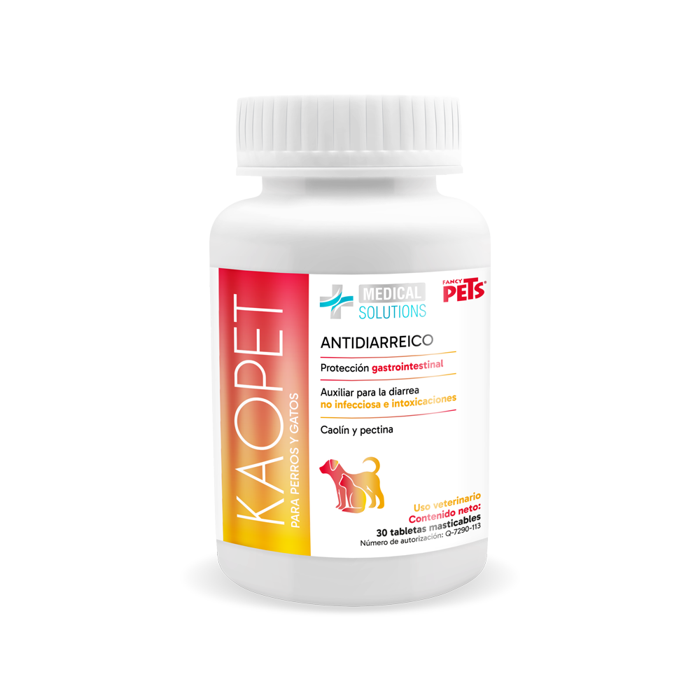 Kaopet Antidiarréico 30 Tabletas ( Perros y Gatos )